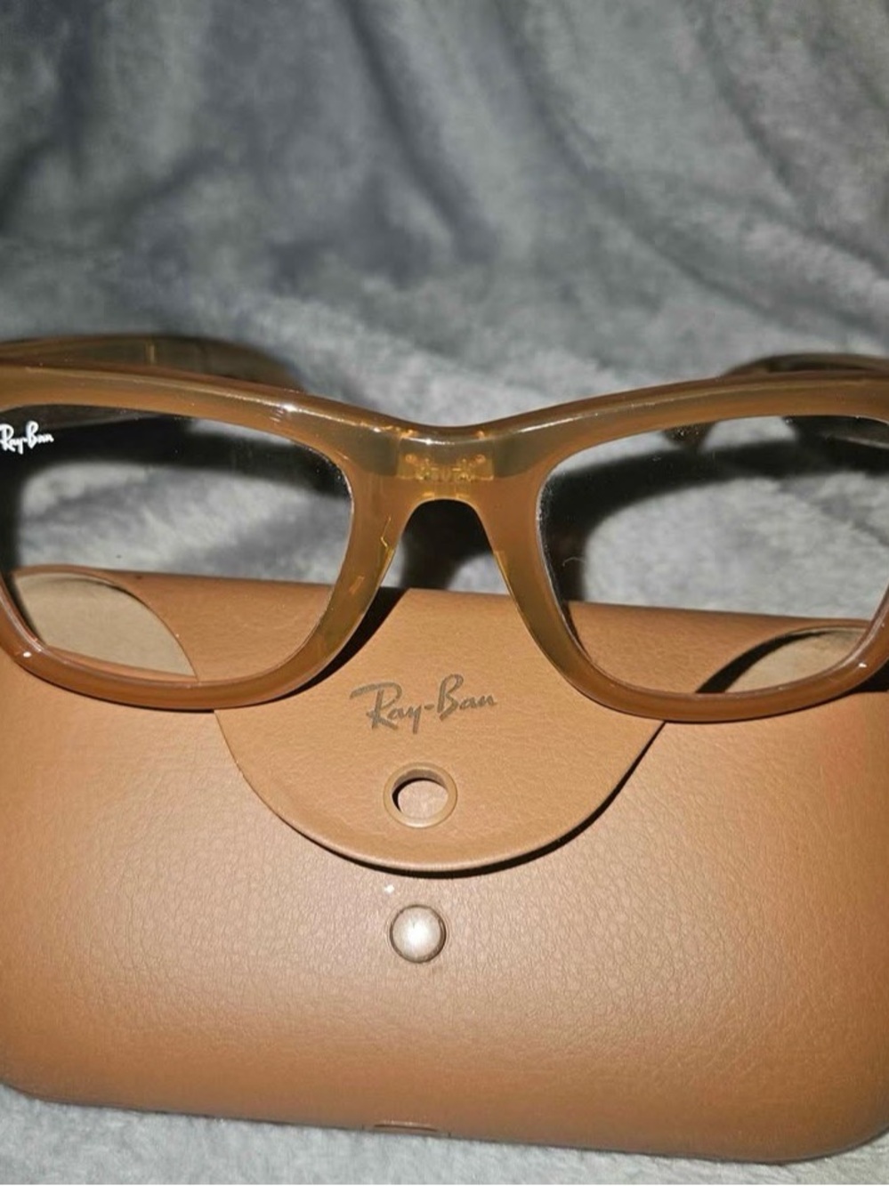 Ray-Ban Meta Transition Lenses Brown Frame EyeGlasses